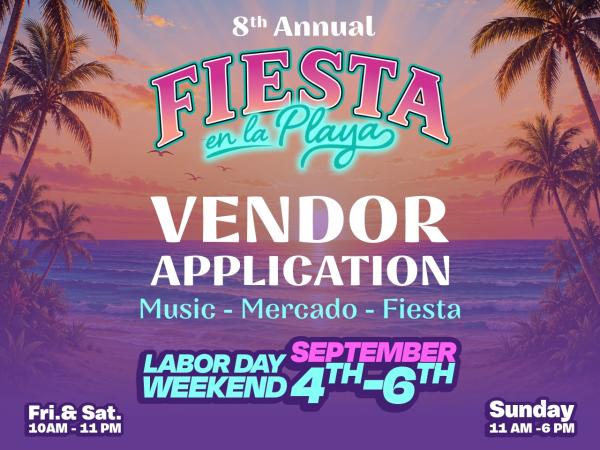 RMD 2026 Fiesta En La Playa Vendor  Application