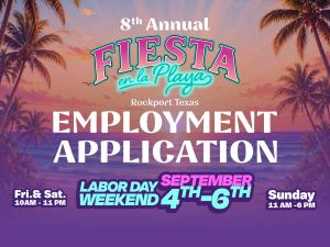 Fiesta en la Playa Employment Application