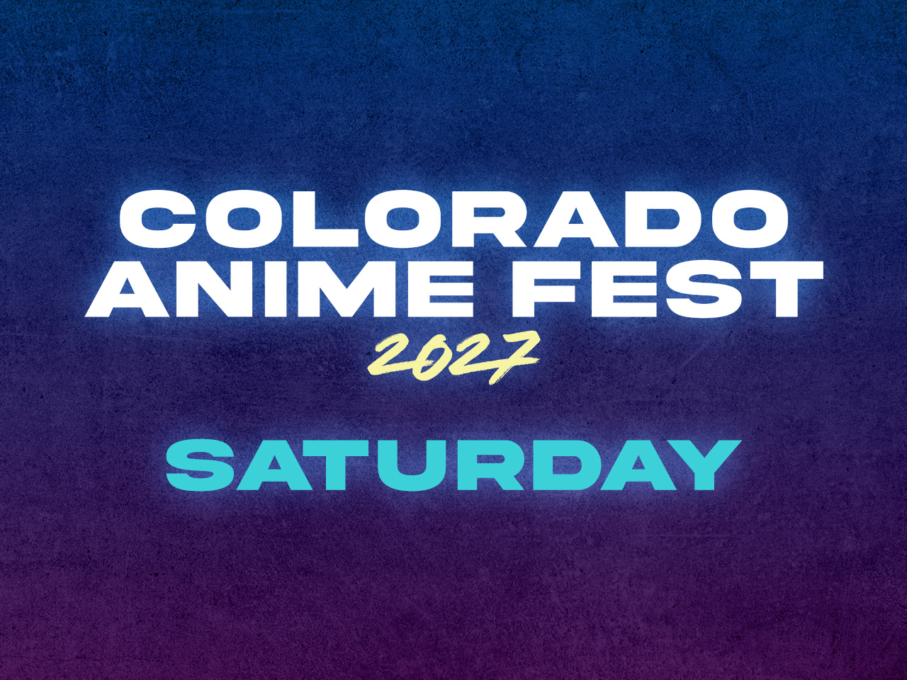 Saturday Registration cover picture