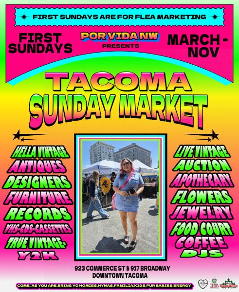 Tacoma Sunday Market Vendor Application - May 3, 2026