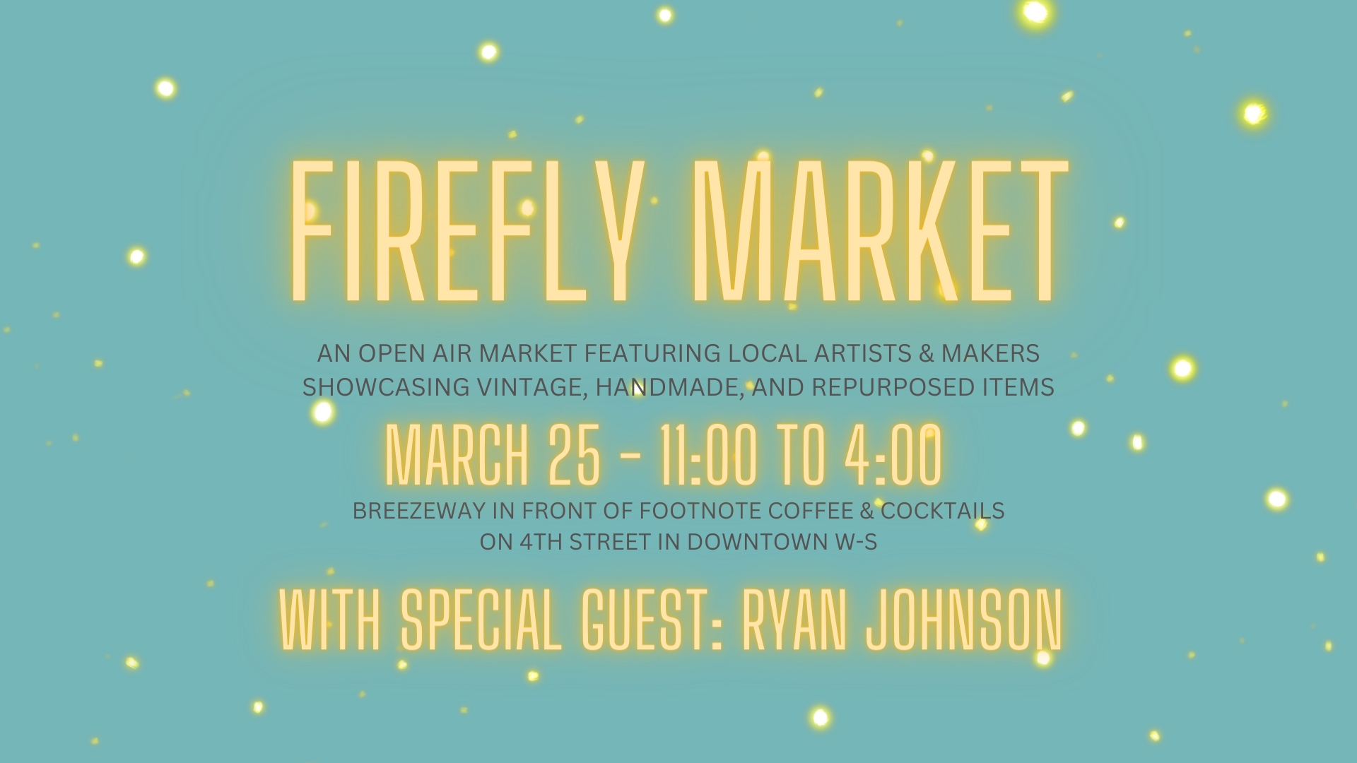 03.25.2023 - Footnote Coffee's Firefly Market cover image