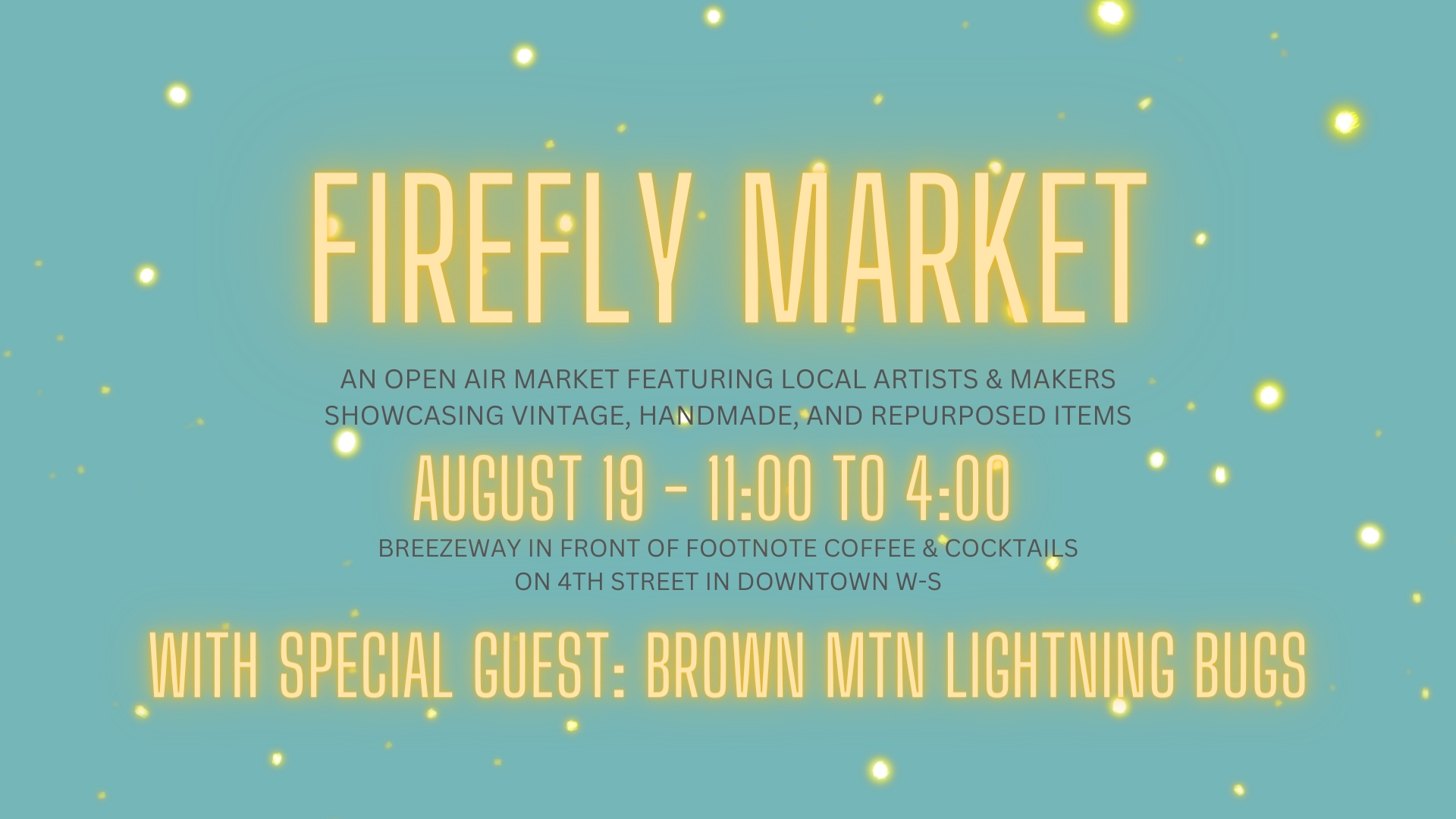 08.19.2023 - Footnote Coffee's Firefly Market cover image