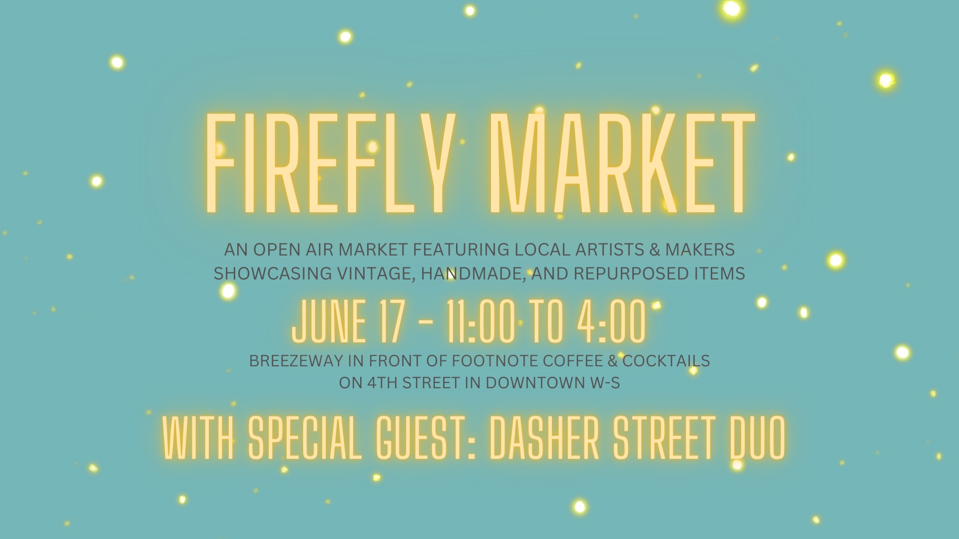 06.17.2023 - Footnote Coffee's Firefly Market cover image