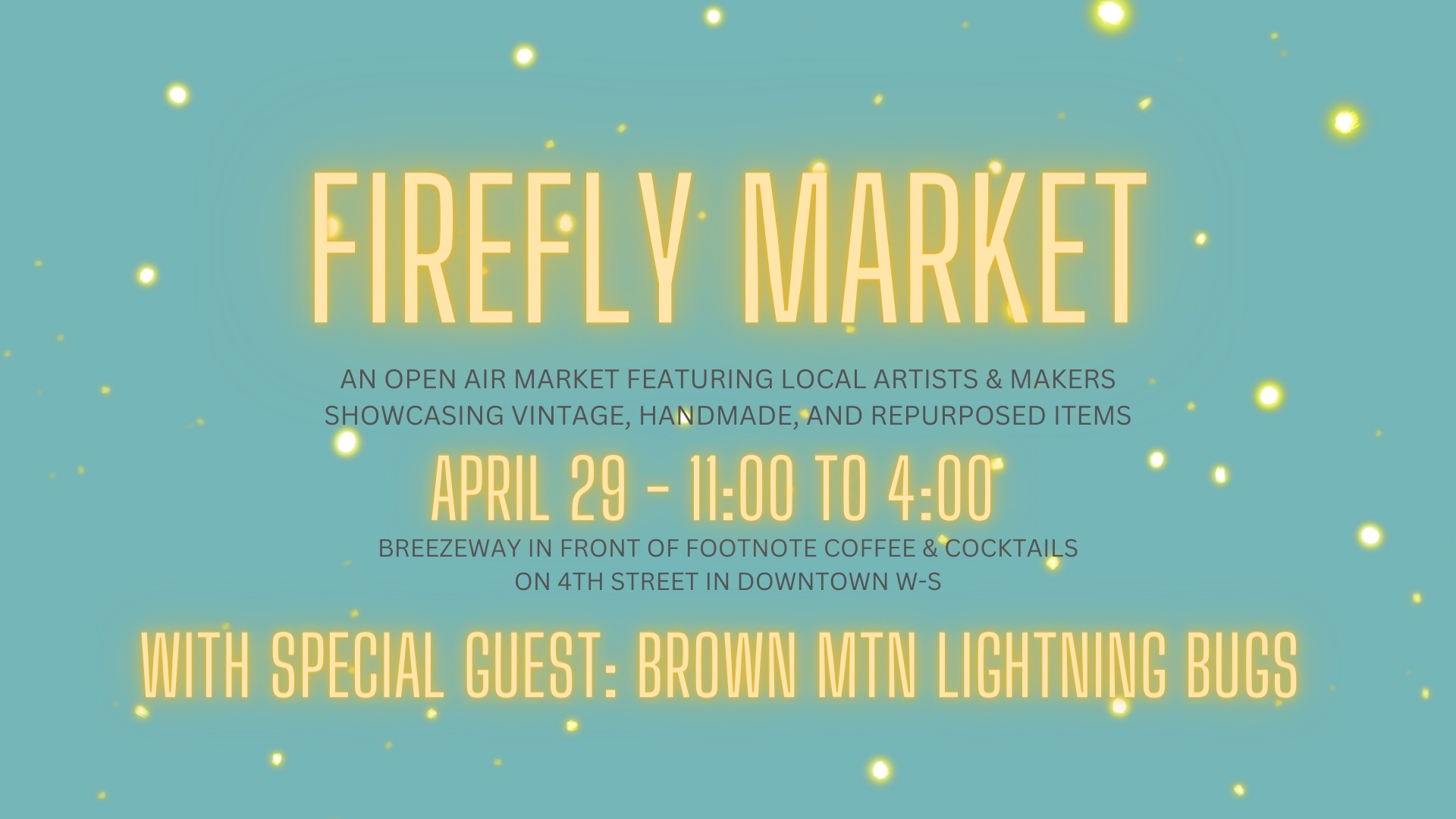 04.29.2023 - Footnote Coffee's Firefly Market cover image