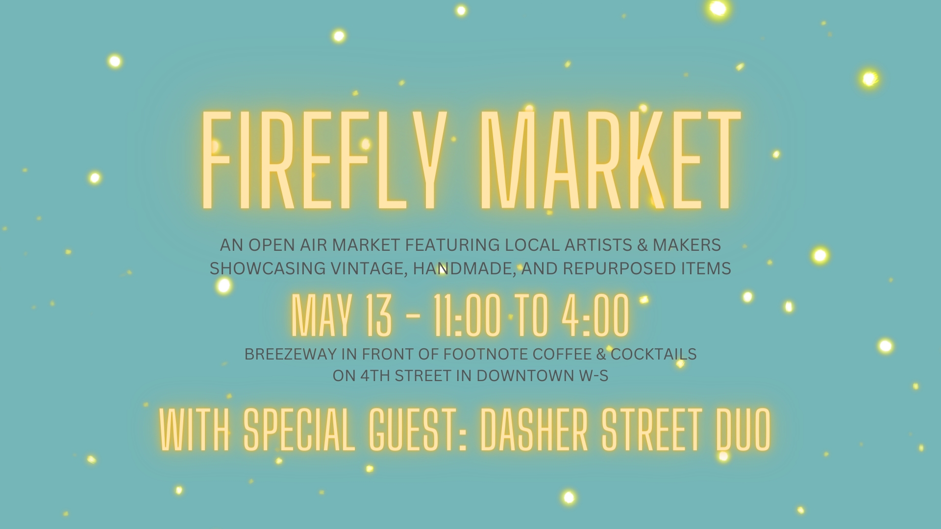 05.13.2023 - Footnote Coffee's Firefly Market cover image