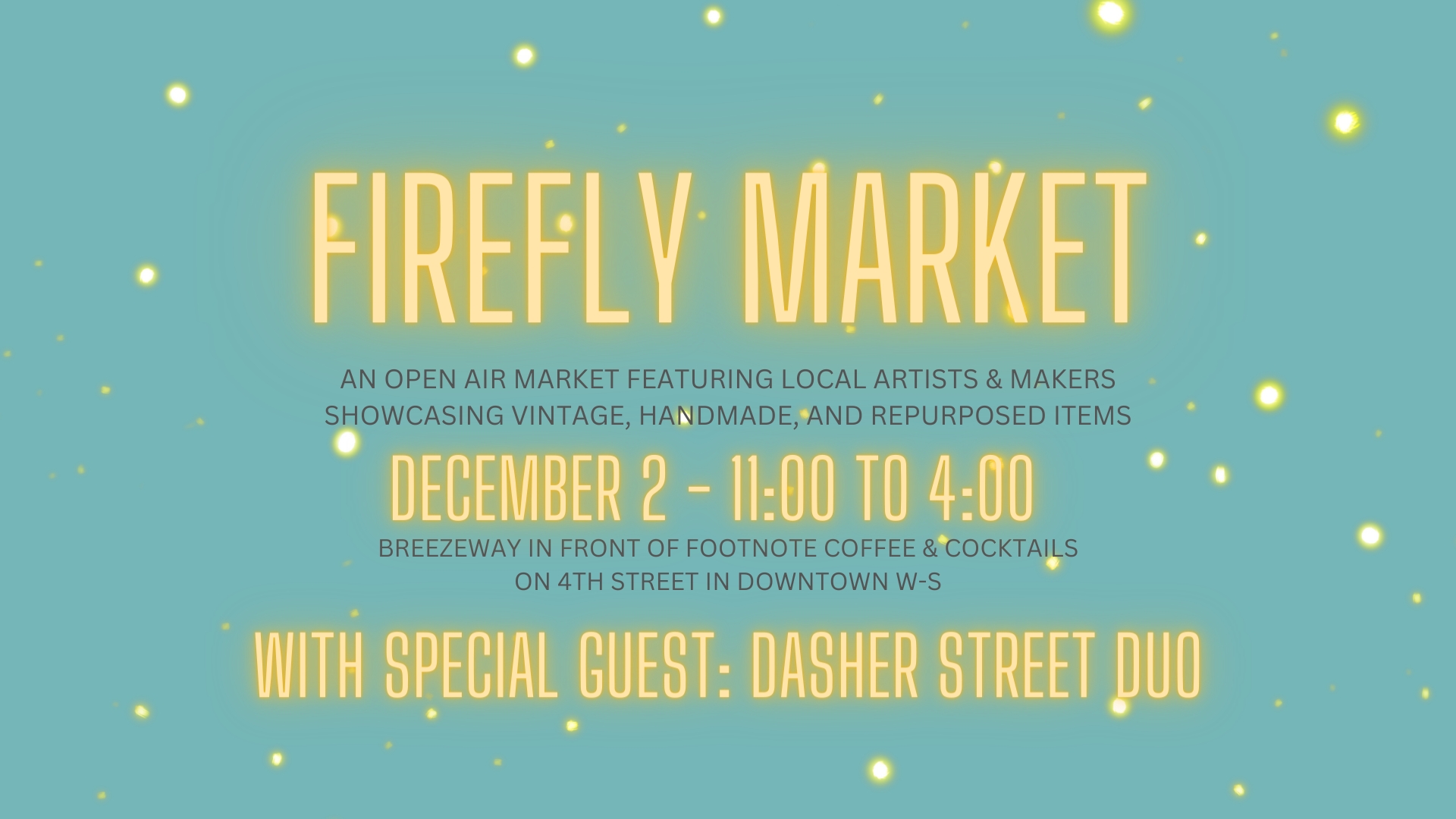 12.02.2023 - Footnote Coffee's Firefly Market