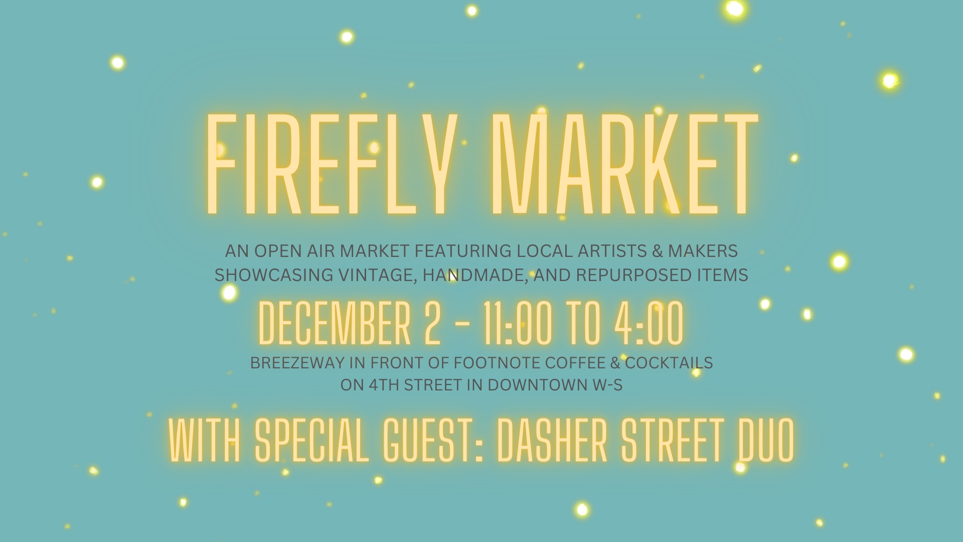 12.02.2023 - Footnote Coffee's Firefly Market cover image