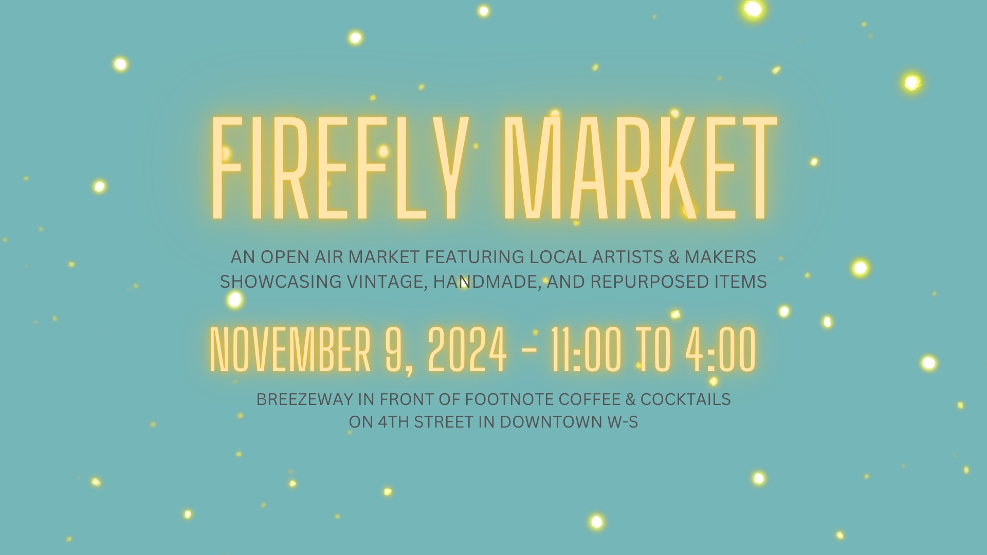 11.09.2024- Footnote Coffee's Firefly Market cover image