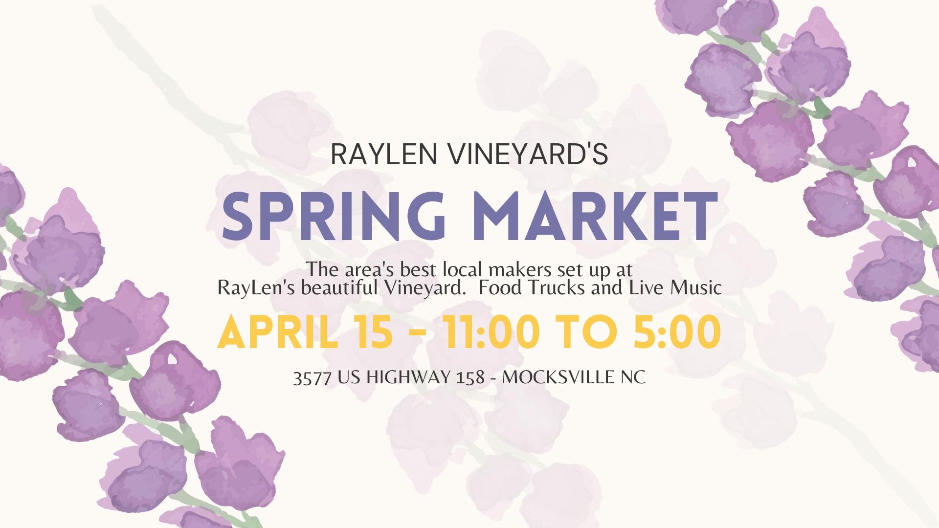 04.15.2023 - RayLen Vineyard's Spring Market