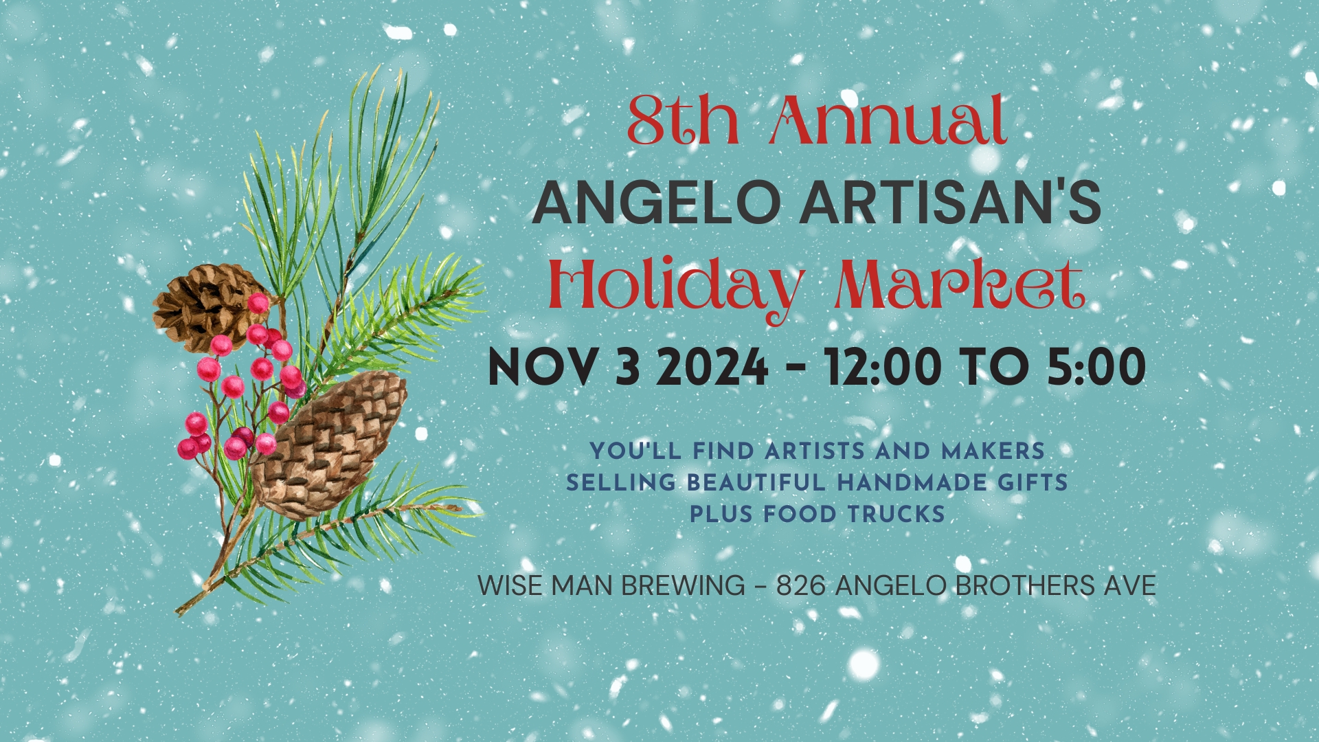11.03.2024 - Angelo's Artisan Market cover image