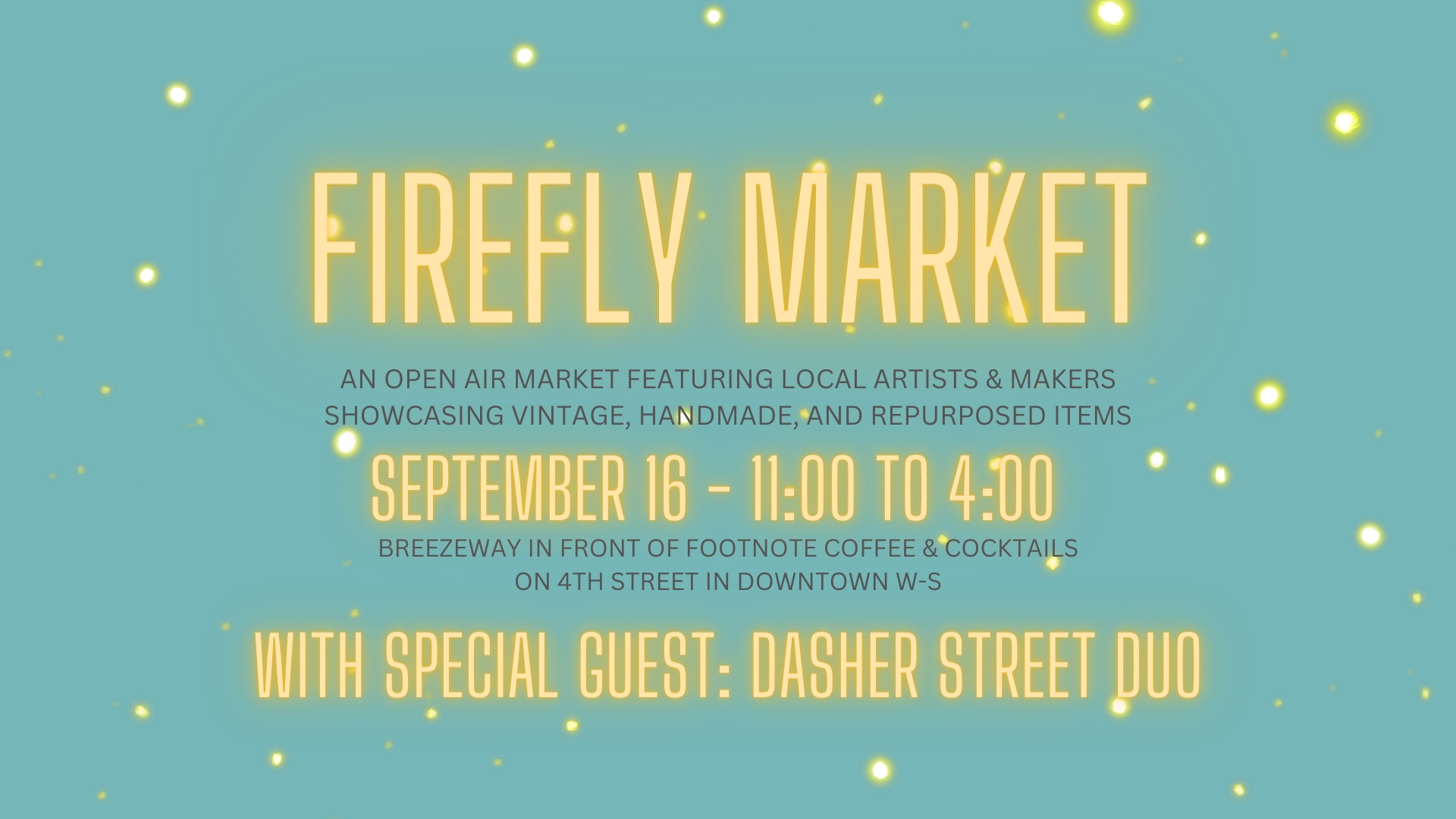 09.16.2023 - Footnote Coffee's Firefly Market cover image