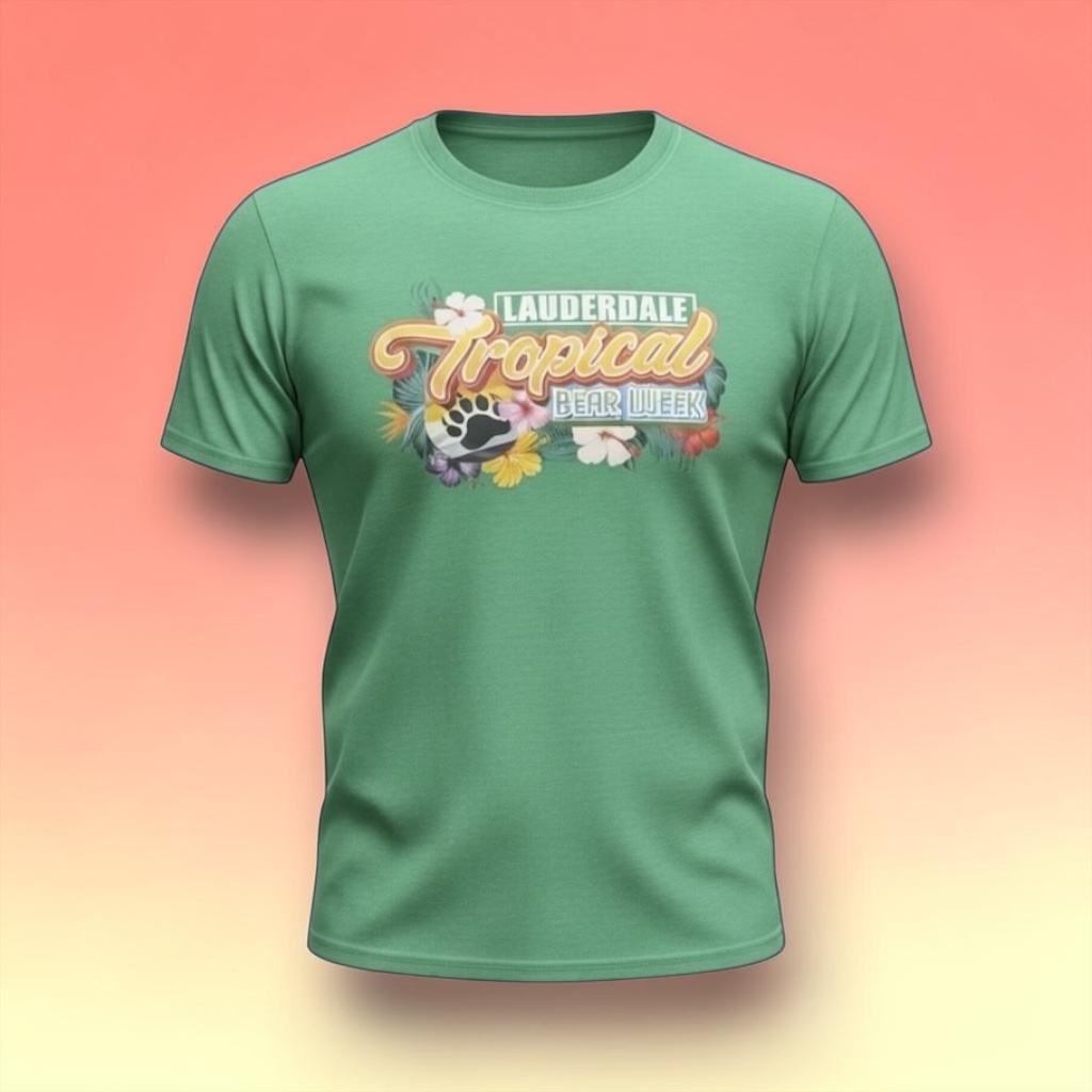 Tropical Bear Week T-shirt cover picture