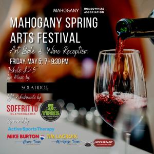 Mahogany Spring Arts Sale & Wine Reception cover picture