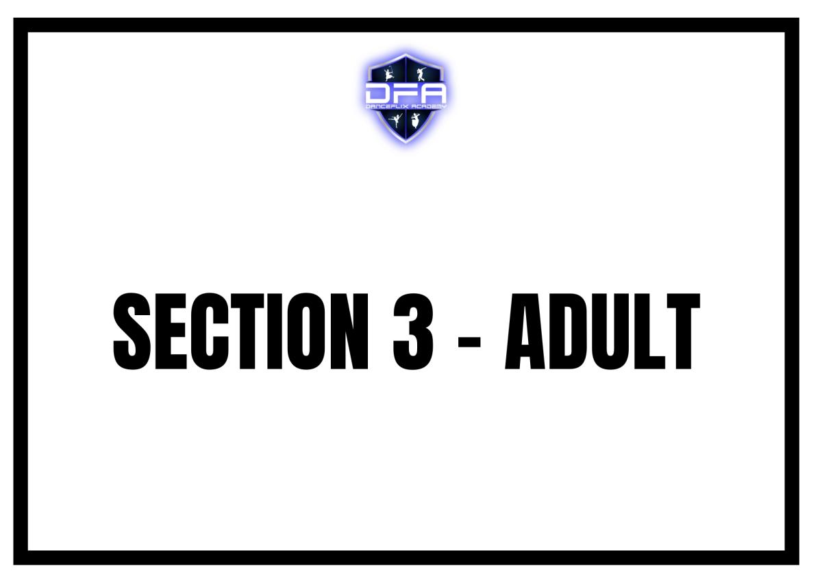 DFA Recital 2026 Adult Section 3 (Early Bird) SUPERDEAL cover picture