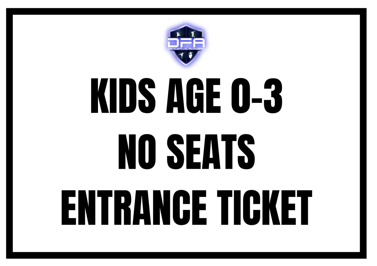 DFA Recital 2026 Child (Age 0-3) - ANY SECTION (NO SEAT) cover picture