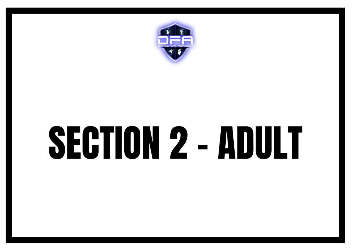 DFA Recital 2026 Adult Section 2 (Early Bird) cover picture