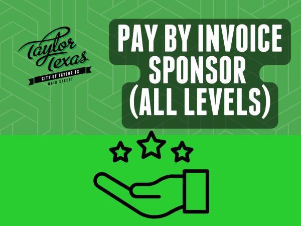 Sponsor - Pay by Check