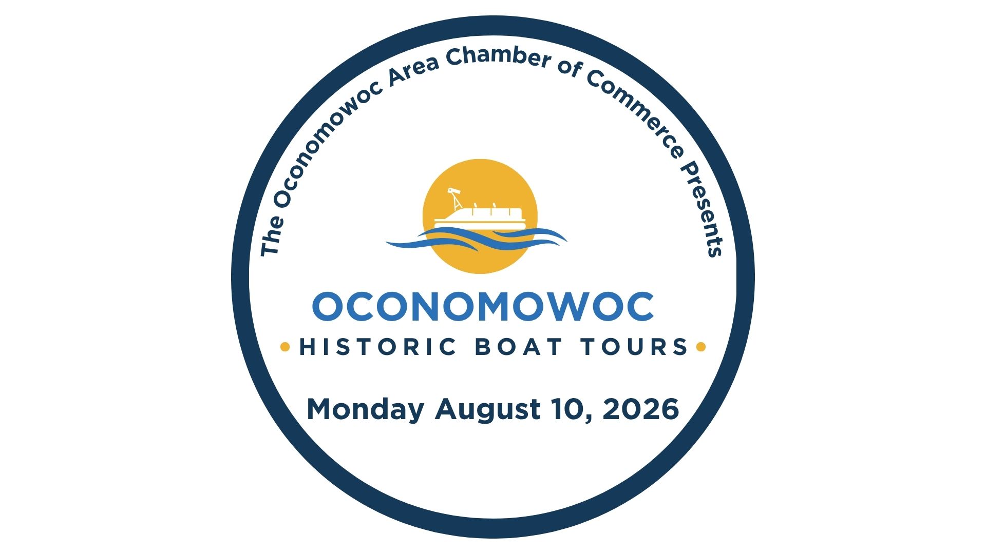 Historic Boat Tour- Monday August 10, 2026 cover picture