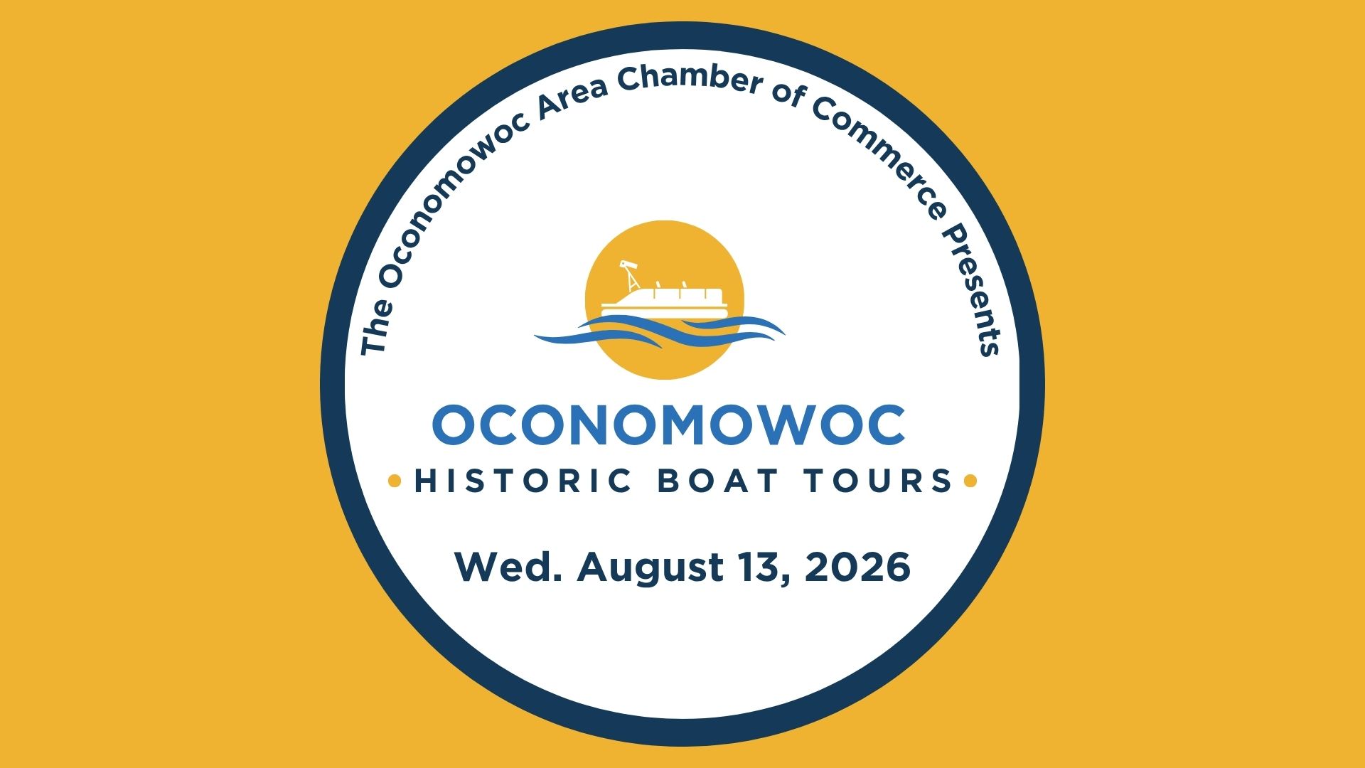Historic Boat Tour- Wednesday August 12, 2026 cover picture