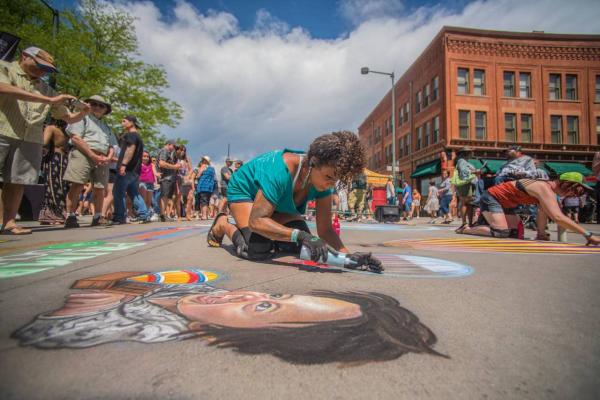 Sidewalk Chalk Artist Application