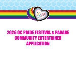 2026 Community Entertainer Application