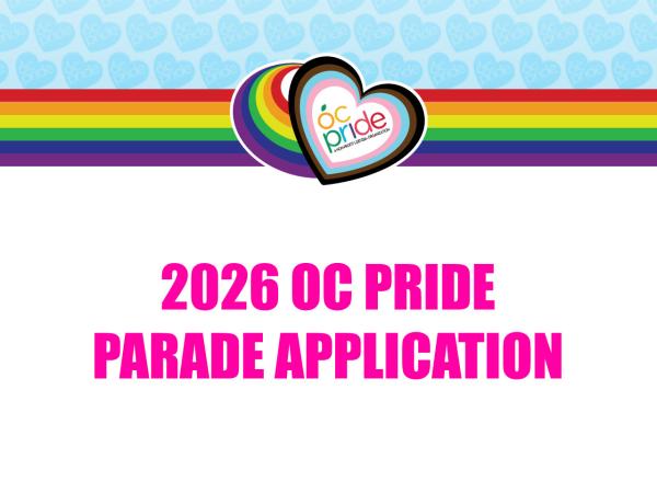 2026 OC Pride Parade Application
