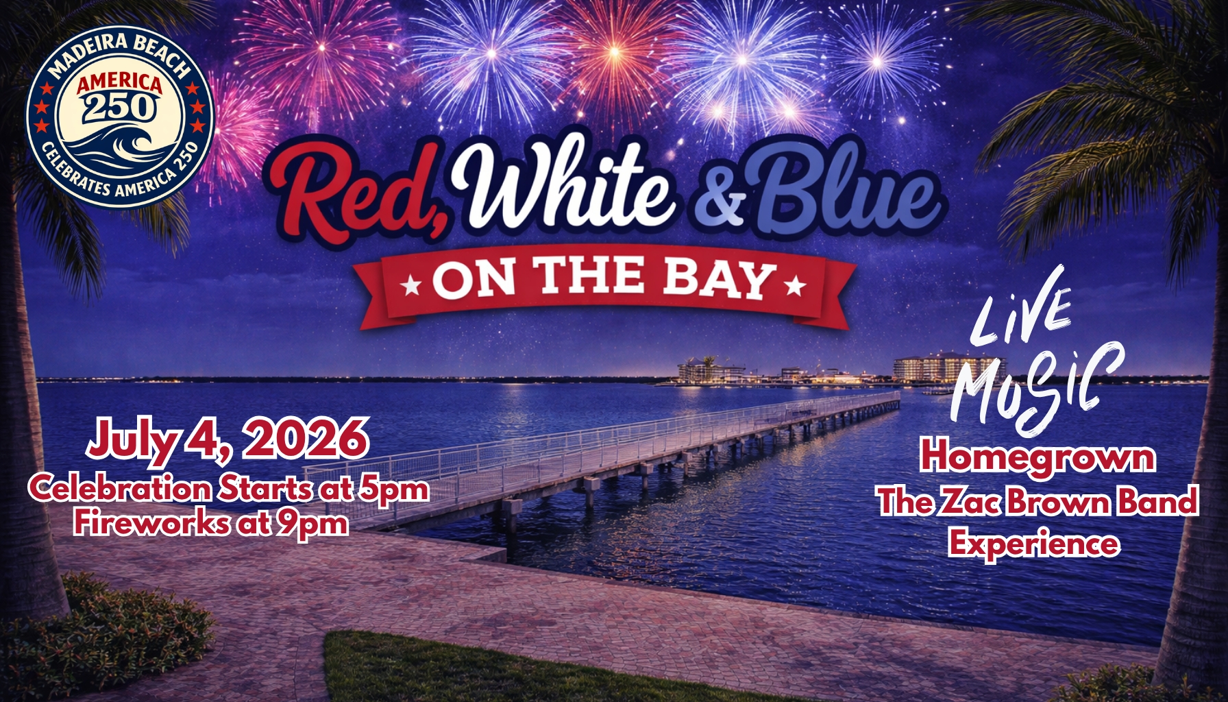 Red, White, and Blue on the Bay