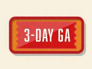 GA 3 Day Pass cover picture