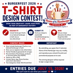 THE OFFICIAL BURGERFEST 2026 T-SHIRT DESIGN CONTEST
