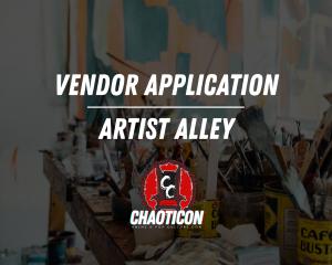 Artist Alley - Vendor Application