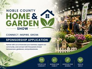 2027 Noble County Home & Garden Show Sponsor Application