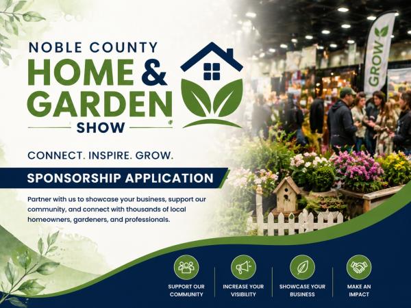 2027 Noble County Home & Garden Show Sponsor Application