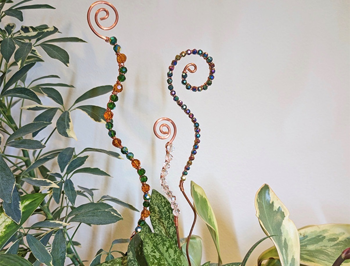 May 26 - Beaded Copper Plant Stake Workshop cover picture
