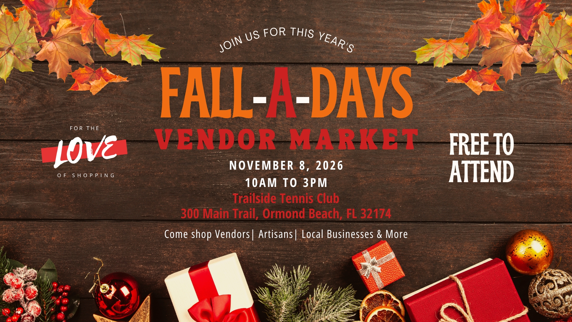 Fall-A-Days Vendor Market