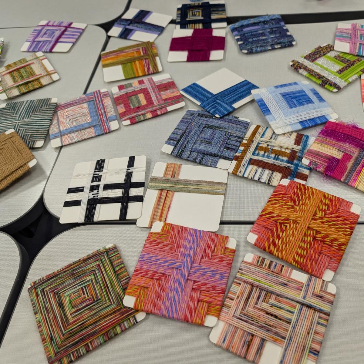 Small But Mighty: Making Handheld Fiberartworks with Simple Supplies, with Q Wirtz, Saturday, Sept 26, 2026, 9:00 -12:00 pm cover picture