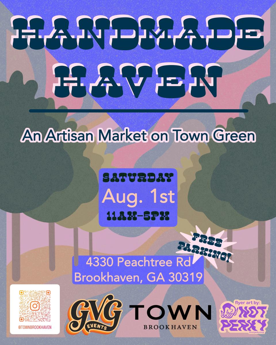 Handmade Haven at Town Brookhaven - August 8th, 2026