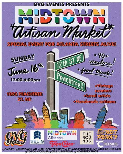 Midtown Artisan Market - June 16th, 2024