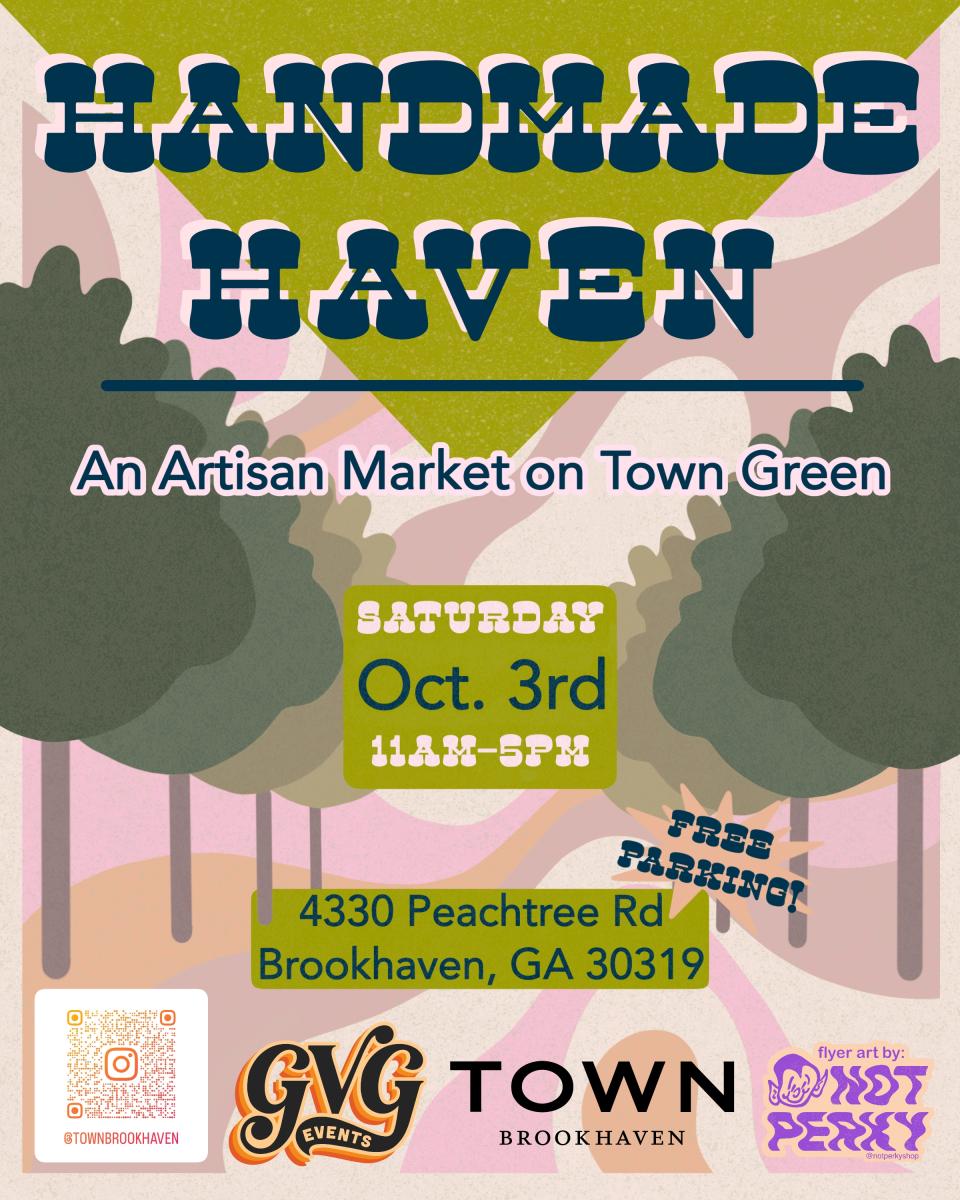 Handmade Haven at Town Brookhaven - October 3rd, 2026