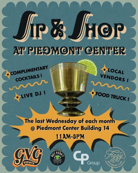 Sip & Shop at Piedmont Center - August 27th, 2025