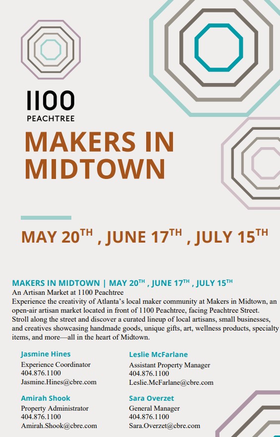 Makers in Midtown at 1100 Peachtree - May 20th, 2026