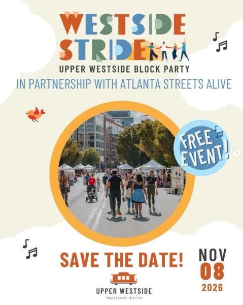 Westside Stride/ Atlanta Streets Alive Artist & Maker's Market 2026