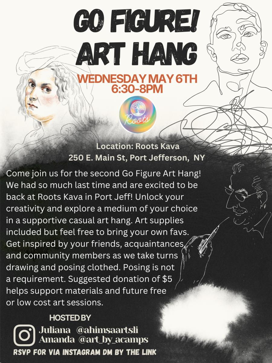 June Go Figure Art Hang at Kava cover picture