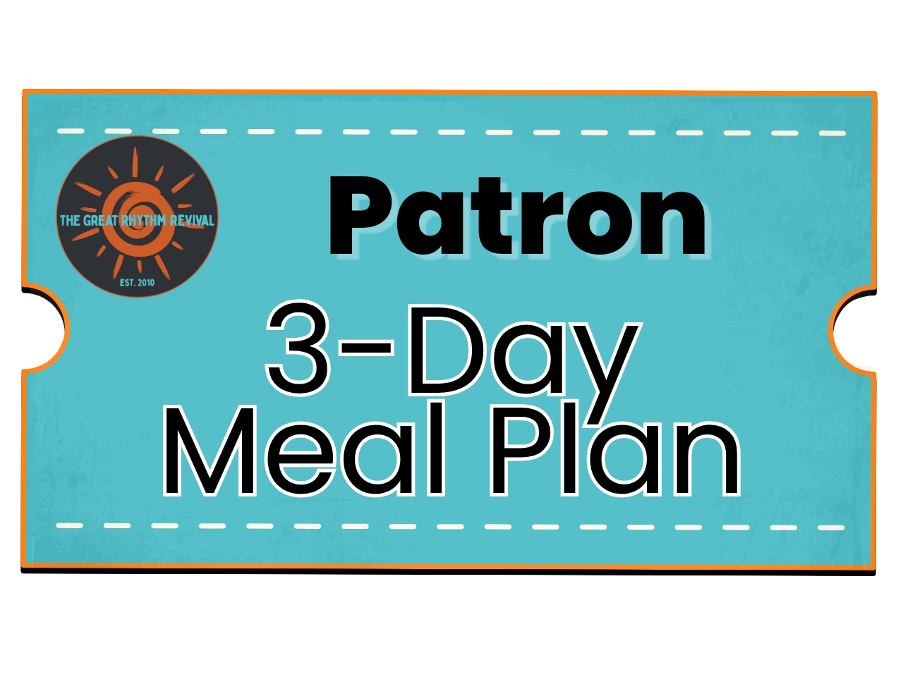 Patron 3-Day Meal Plan cover picture