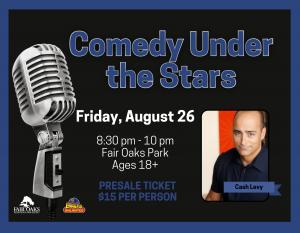 Comedy Under the Stars - August 26 cover picture