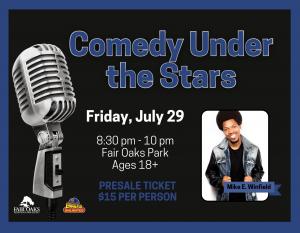 Comedy Under the Stars - July 29 cover picture