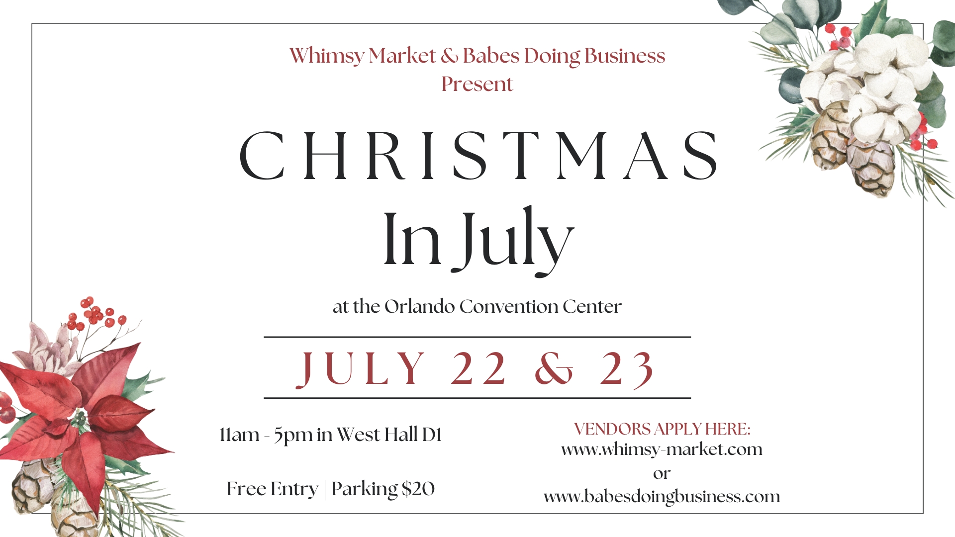 Whimsy Market - Christmas In July cover image