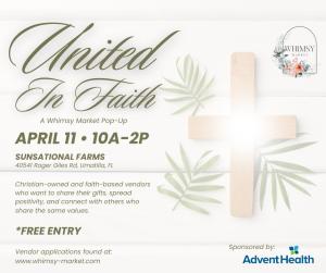 April 11, 2026 - United In Faith Pop-Up