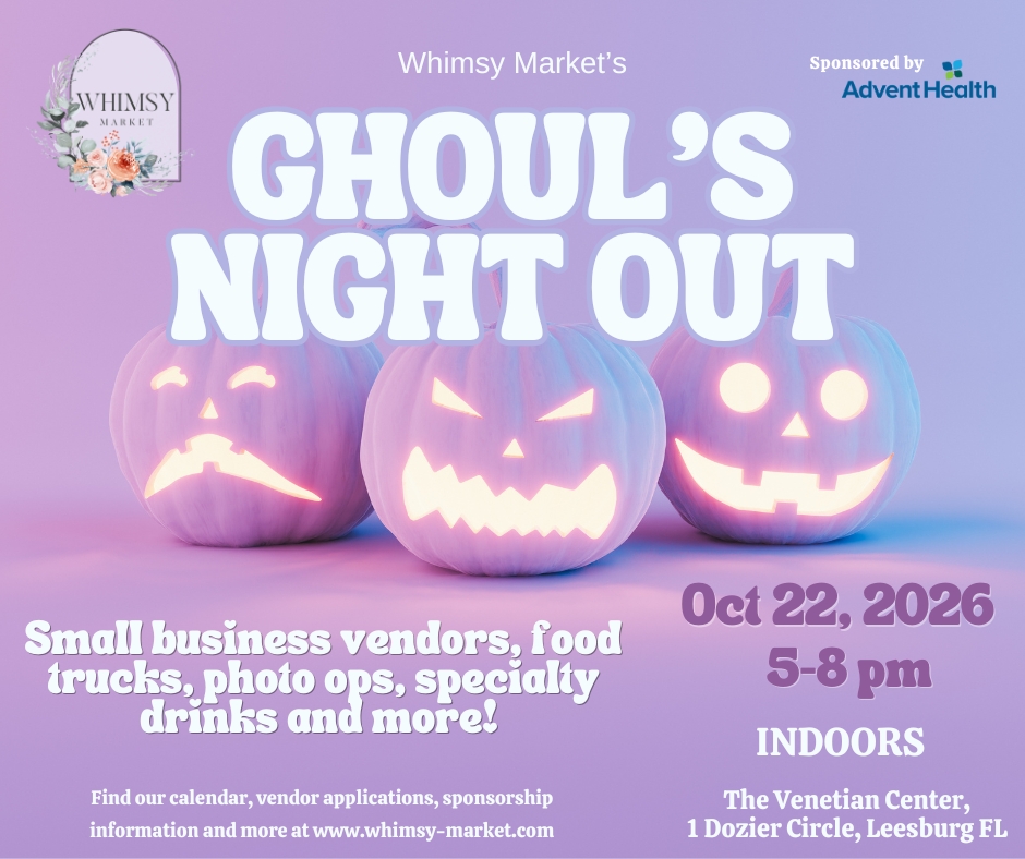 Whimsy Market - Oct 22nd Ghoul's Night Out