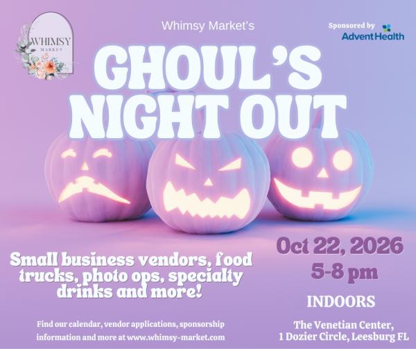 Whimsy Market - Oct 22nd Ghoul's Night Out