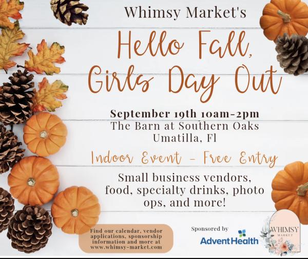 Whimsy Market - Sep 19th, 2026 Girl's Day Out